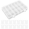 BOUTI1583 1 x contenitore organizer per filo interdentale, con 17 scomparti e 100 bobine