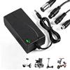 Carehabi Caricatore universale per scooter elettrico (5 connettori), 42 V, 2 A, caricabatterie rapido per Xiaomi M365/Pro/3/1S, Ninebot Segway, UrbanGlide & Wispeed, per hoverboard a batteria da 36 V, scooter