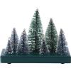 Alberello di Natale con Luci LED Multicolore Mini Albero di Natale Luminoso