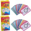 2 pezzi che raccontano Time Flash Cards Educational Board Game Game Game Toy