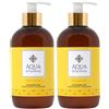 DIAMOND INTERNATIONAL AQUA DI SORRENTO Partenope Shower Gel | Gel Doccia Energizzante Con Estratto Naturale di Limone, Deterge e Rigenera, 400ml (Confezione da 2)