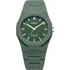 D1 Milano Polycarbon Green Legacy (40,5Mm) Quadrante Verde / Cinturino In