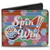 Buckle-Down Wheel of Fortune Wallet, Bifold, Wheel of Fortune Spin and Win Wheel