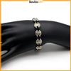 Bracciale Tibetano Nero da Uomo Donna Braccialetto Regolabile Etnico con Perline
