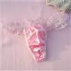 Brand New 1/4PC Donna Biancheria Intima Finta Seta Mutandine Pizzo Morbido Perizoma Tanga