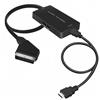 Convertitore da SCART a HDMI adattatore da SCART a HDMI con commutatore