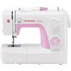 MACCHINA PER CUCIRE MECCANICA 23 PROGRAMMI ESSENZIALI BIANCO ROSA SIMPLE 3223