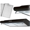 Berdsen Cappa da cucina sottopensile - aspiratore Berdsen BE-10-A da 60 cm, colore nero