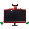 Christmas Theme Vibrante custodia paraurti display LCD natalizio per computer e monitor TV