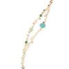Sovrani Bracciale Donna Sovrani J11512 In Bronzo Dorato Con Pietre Verdi