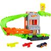 Mattel Hot Wheels City - Attacco del Coccodrillo, pista con due percorsi e ascensore a