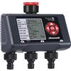Programmatore d'Irrigazione 3 Uscite 4 Programmi per Ogni Zona Timer Irrigazione