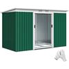 Does not apply Casetta da Giardino 3.2m² Kit Fondazione Acciaio Verde Scuro Acciaio Zincato Kit