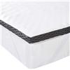 Topper Singolo 90 X 190 Cm in Memory Foam, 4 Cm Coprimaterasso Con Angoli Elasti