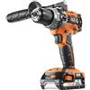 AEG BSB18C2BL Trapano a Percussione Brushless 18V Compatto 65 Nm + Valigetta
