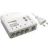 Metronic Amplificatore Interno 1 in 4 Out 1 Ingresso Uhf Vhf 4 Uscite Tv Metronic