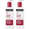 Neutrogena Intense Repair CICA - Balsamo per il corpo idratante con glicerina & Centella Asiatica, lozione per il corpo non grassa per pelli ruvide e molto secche (250 ml) (Confezione da 2)