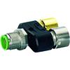 Murrelektronik stay connected Connettore a T Slim Line M12 maschio ger. su presa M12 Ger