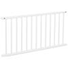 Babybay Guardrail For Cot Use Suitable For Model Boxspring Xxl, White Varnished - 4800 g