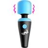 Bang! 10X Vibrating Mini Silicone Wand - Black