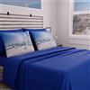 PETTI Artigiani Italiani - Set Completo Letto, Lenzuola Matrimoniali, Lenzuola Montagna Innevata, Completo Letto Matrimoniale, Stampa solo su Federe 100% Made in Italy