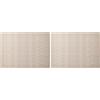 APS 60580 - Tovaglietta in silicone, lavabile, antimacchia e antiscivolo, 45 x 33 cm, 1 pezzo, colore: Beige (Confezione da 2)