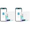 Meross Matter Interruttore WiFi Tapparelle Compatibile con Apple HomeKit Siri, Alexa, Google Assistant e SmartThings, Interruttore WiFi Smart Tapparelle(è Necessario Il Filo Neutro) (Confezione da 2)