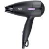 TM Electron tmhd110 - Asciugacapelli da viaggio pieghevole con Proteccion por surriscaldamento e beccuccio concentradora Stretta, 1500 W