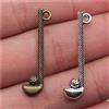 100 Pcs Accessorio Pendente in Lega Golf Presente Fascino Sportivo