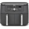 MAX Doppia Zona Friggitrice ad Aria Digitale Grigio/Piombo DZ400EU Cottura Senza
