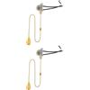 Set of 2 Interruttore Della Luce Cordino Catenella Per Lampada Plafoniera