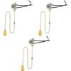 3 Pieces Interruttore A Catena Per Luce Catenella Lampada Plafoniera