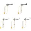 Set of 5 Interruttore A Catenella Per Lampada Catena Di Trazione Plafoniera