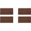 2 PCS Tavola Di Legno in Noce Nera Fogli Impiallacciatura Tavole