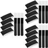 30 PC Ties cravatte da sci gancio e cinturini per loop proteggono i di