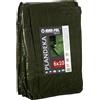 marpol Telone Verde 6×10 M 120 G/M² Impermeabile Resistente Agli Strappi Pe Occhielli