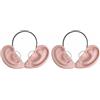 Bristol Novelty MD217 - Cerchietto con orecchie grandi su cerchietto, colore carne, unisex, per adulti, colore: Beige/Nero, Taglia unica