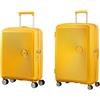 American Tourister Soundbox - Spinner S Espandibile Bagaglio a Mano, 55 cm - 41 L TSA Approved, Espandibile Bagaglio A Mano, L 77 cm - 110 L