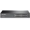 TP-LINK Tp Link Switch di rete 16 porte Unmanaged Black TL SG1016D Gigabit (1000Base-TX)