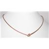 NALBORI COLLANA GIROCOLLO DONNA UOMO ARGENTO 925 FOX TAIL NODo AMICIZIA o AMORE ORO ROSA