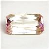 Shola Reale 14,23 Ct Naturale Rosa Giallo Hiddenite ( Kunzite Gialla )
