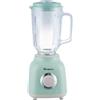 GALILEO Frullatore Elettrico Salvia e Avorio, brocca Graduata in Vetro 1,5 L, Lame in Acciaio Inox, 2 velocità 500 W, Kooper