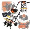 Kradt DELE Motore Coltivatore Benzina 5,2 CV 34 Cm 3800 W 1,2 L Fresatrice Per Terreno