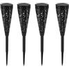 Luci LED da esterno a cono cavo ad per solare per illuminazione per giardino cor