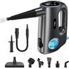 Olvy Pulitore A Vapore Multiuso Manuale 10 Pezzi Serbatoio 380ml Divani Piastrelle