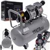 kraft&dele Compressore Ad Aria Compressa Senza Olio 50L 1500W 8 Bar Leise
