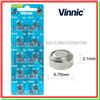 Vinnic 10 Batterie Pile VINNIC AG1 L621F LR621 G1 LR60 164 GP64A 364 SR60 SR621W