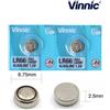 Vinnic 2 Batterie Pile VINNIC LR66 AG4 L626F LR626 G4 177 GP77A 377 376 SR626W SR66