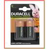 Duracell 2 batterie ricaricabili mezza torcia DURACELL C 3000mAh Ni-MH