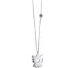 Comete Collana Comete Donna in Oro bianco Zaffiro 0.01 Ct GLB802